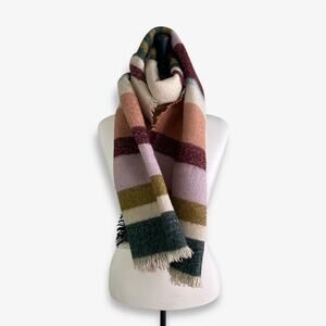 Cozy Stripe Women’s Scarf Multicolor One-size